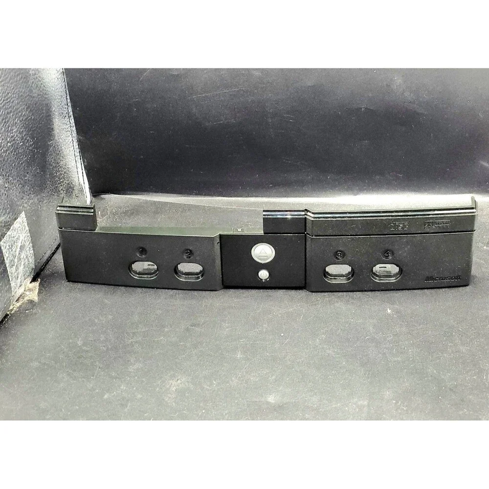 Original Xbox Black Faceplate Front Panel OEM good Condition Replacement